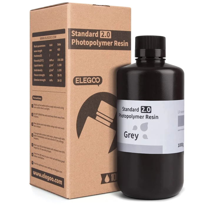 Elegoo Standard Resin V2.0 UV 1000gr - 3D Resin