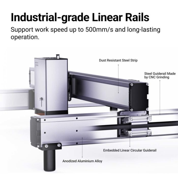 SNAPMAKER RAY 40W LASER ENGRAVER AND CUTTER WITH ENCLOSURE - Image 3