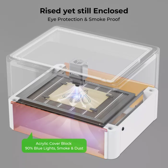 Xtool M1 Riser Base with Honeycomb Panel - Image 5