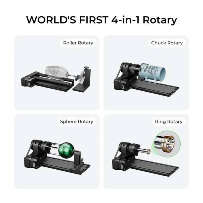 xTool Rotary Attachment 2 Pro - RA2 Pro - Image 3