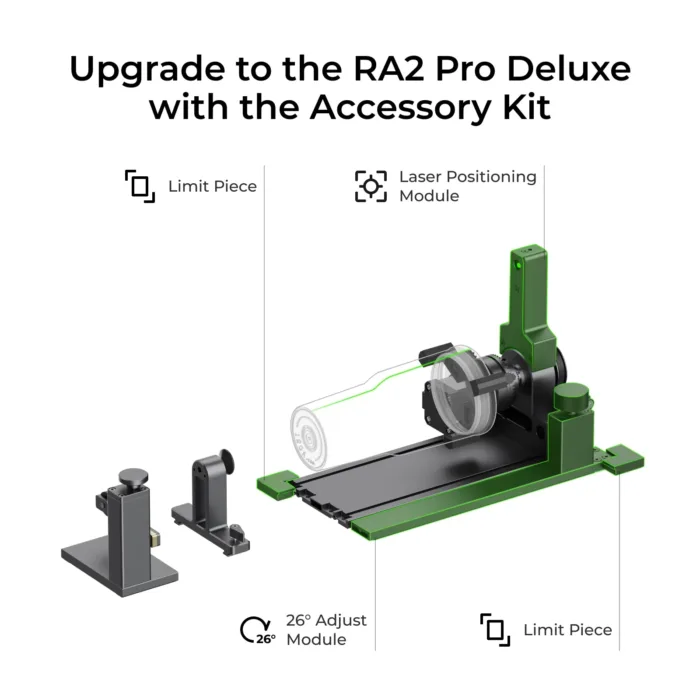 xTool Rotary Attachment 2 Pro - RA2 Pro - Image 2