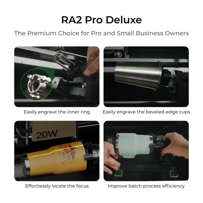 xTool Rotary Attachment 2 Pro - RA2 Pro - Image 8