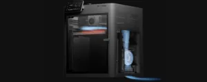 Σύστημα Adaptive Airflow του Bambu Lab P2S με βελτιωμένη ψύξη και φίλτρο ενεργού άνθρακα
